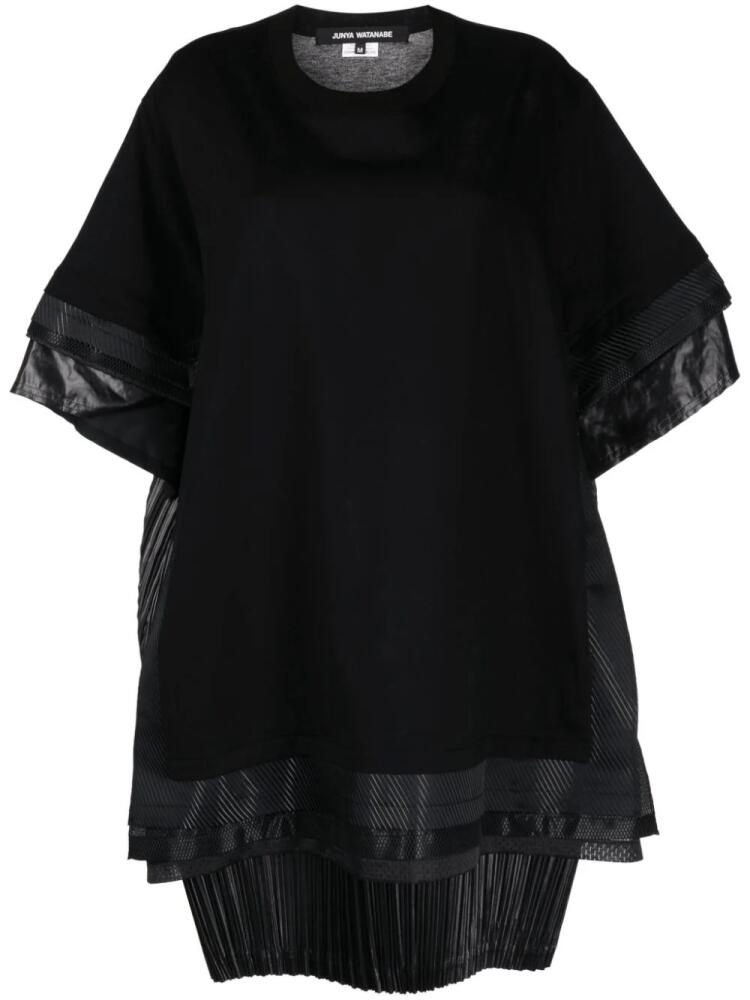 Junya Watanabe panelled-design cotton T-shirt - Black Cover