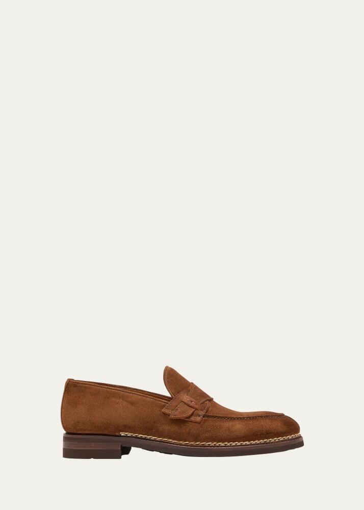 Bontoni Men's Riviera Suede Penny Loafers Cover