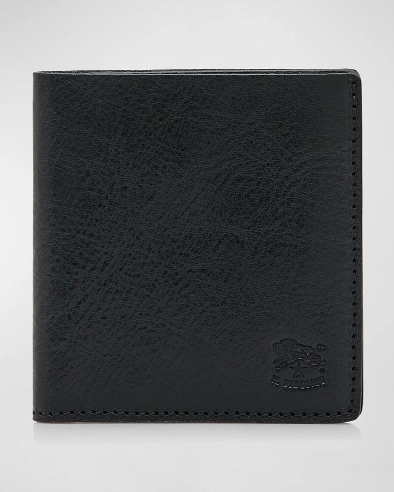 Il Bisonte Men's Slim Bi-Fold Leather Wallet Cover