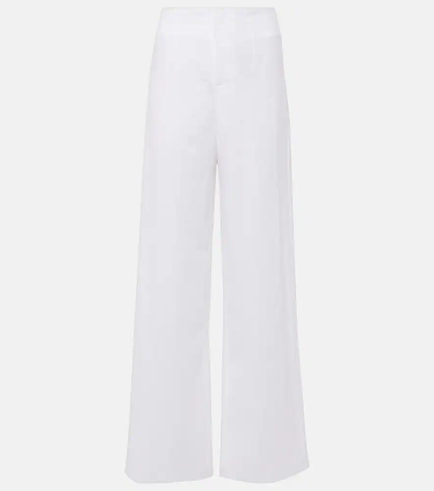 Faithfull Isotta high-rise linen straight pants Cover