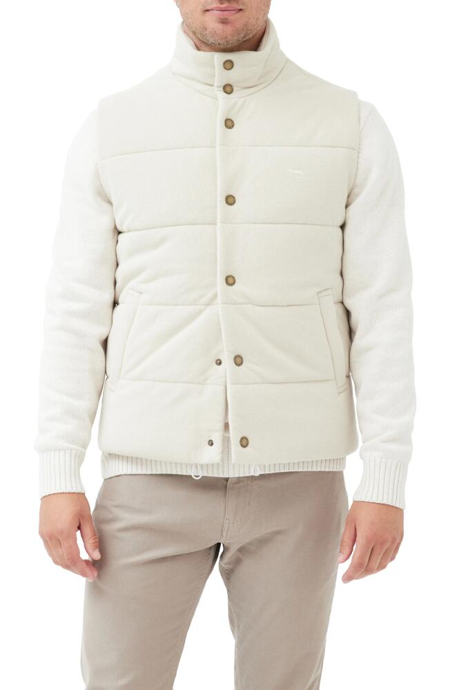 Rodd & Gunn Lake Ferry Quilted Vest in Sand Cover