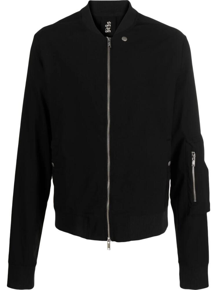 Thom Krom zipped-up bomber jacket - Black Cover