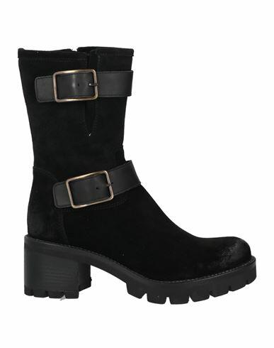 Paola Ferri Woman Ankle boots Black Soft Leather Cover