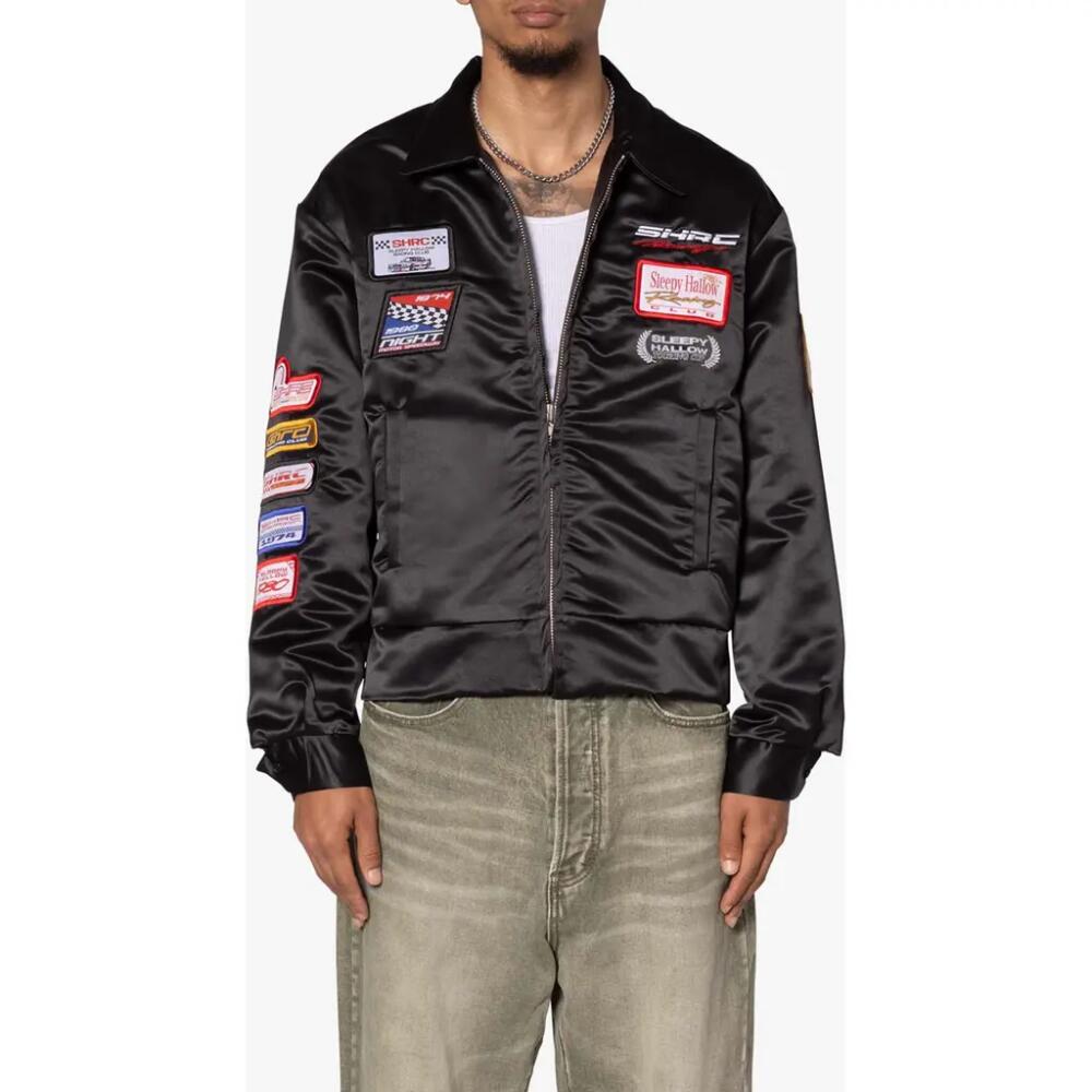 mnml SHRC Satin Mechanics Jacket in Black Cover