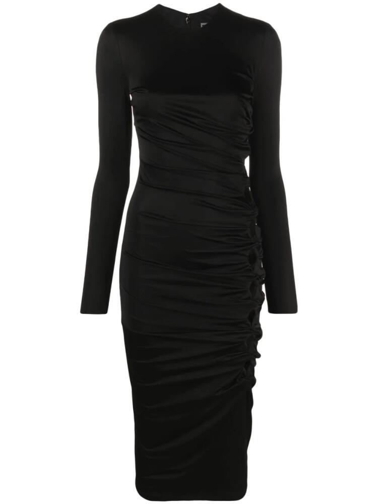 Versace x Dua Lipa cut-out midi dress - Black Cover