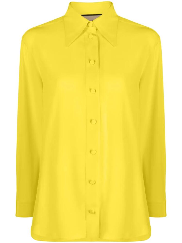 Gucci pointed collar shirt - Yellow Cover