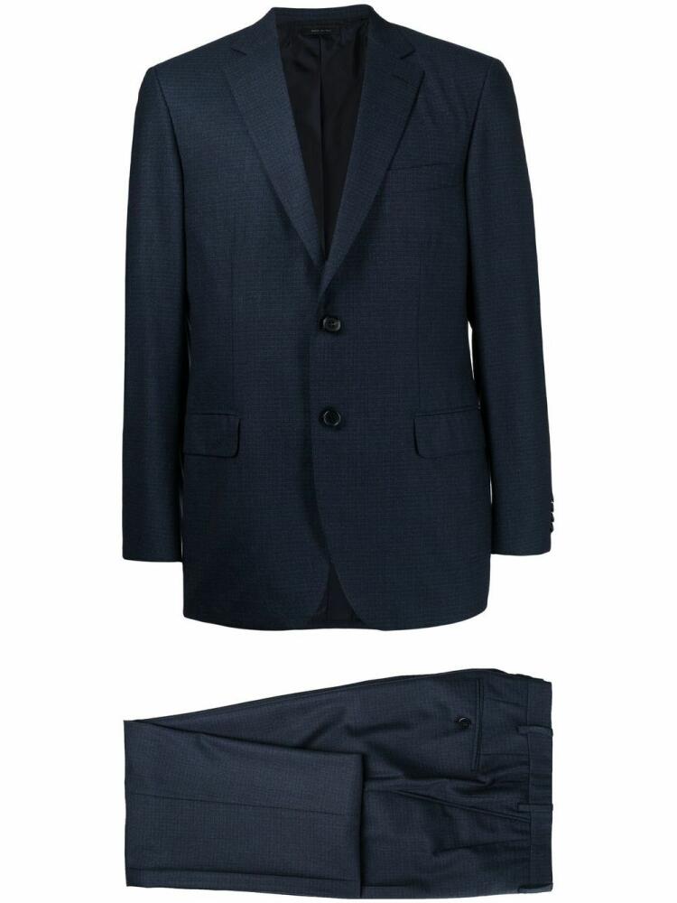 Brioni pinstripe single-breasted suit - Blue Cover