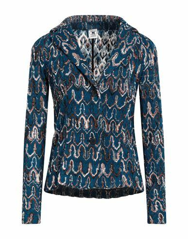 M Missoni Woman Blazer Blue Wool, Polyamide Cover