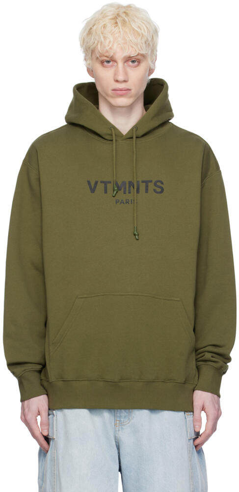 VTMNTS Green Printed Hoodie Cover