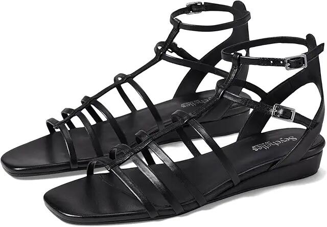 Seychelles Luxurious Leather (Black) Women's Sandals Cover