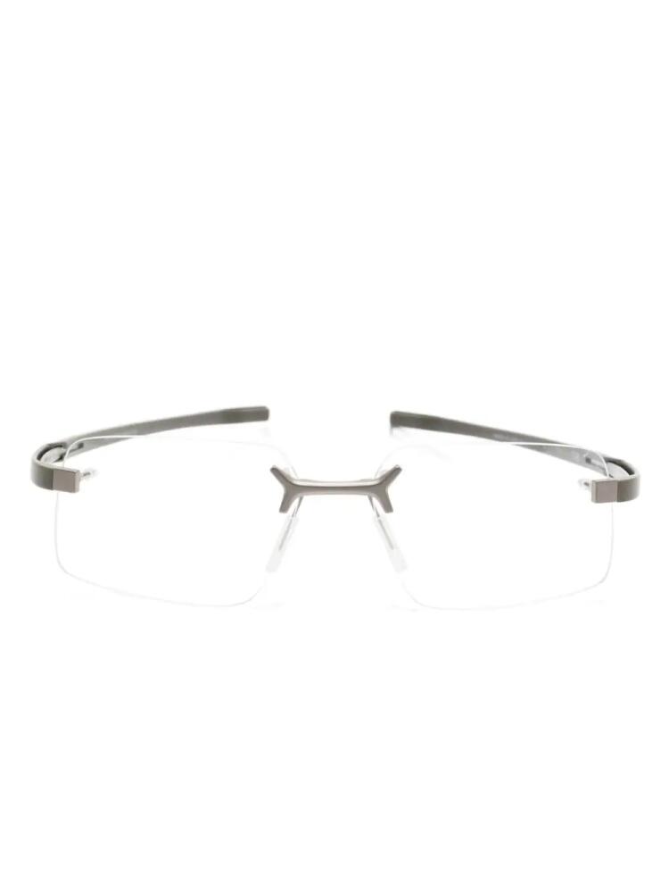 TAG Heuer rimless rectangle-frame glasses - Green Cover