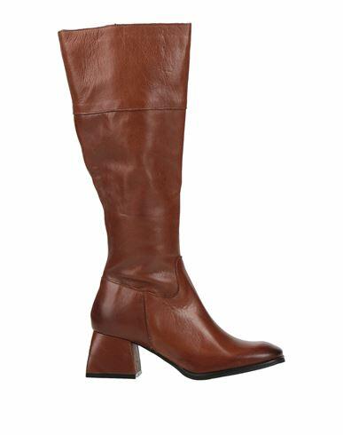 Divine Follie Woman Boot Tan Leather Cover