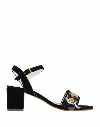 Carlo Pazolini Woman Sandals Black Soft Leather Cover