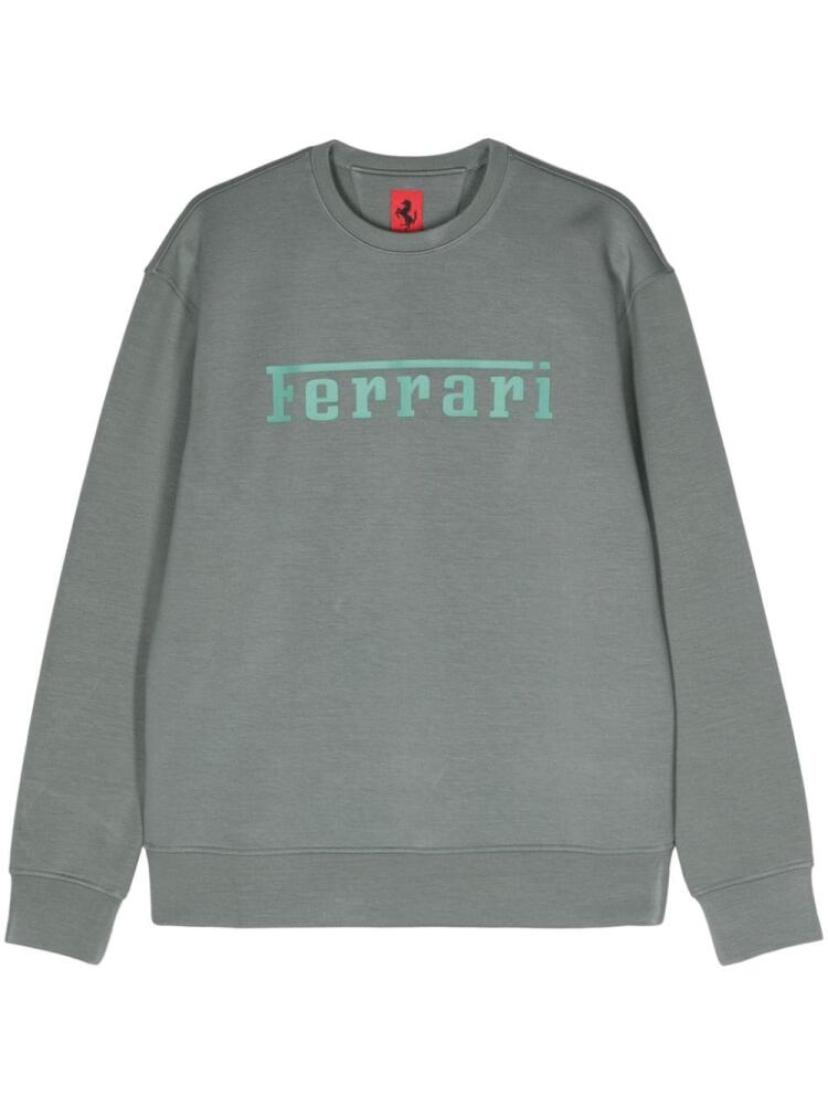 Ferrari raised-logo jersey swetshirt - Grey Cover