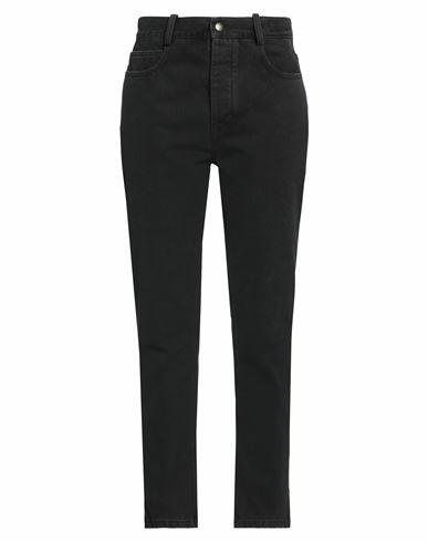 Ann Demeulemeester Woman Jeans Black Cotton Cover