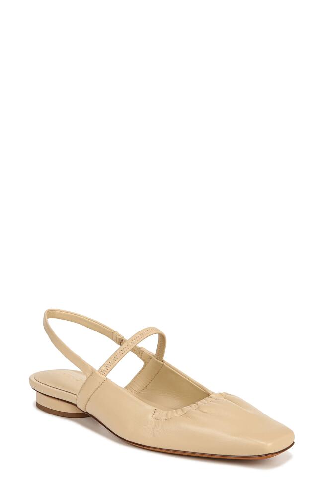 Vince Venice Slingback Flat in Macadamia Cover