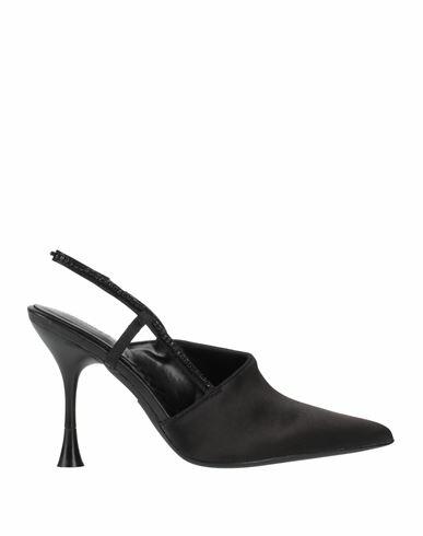 Manufacture D'essai Woman Pumps Black Textile fibers Cover