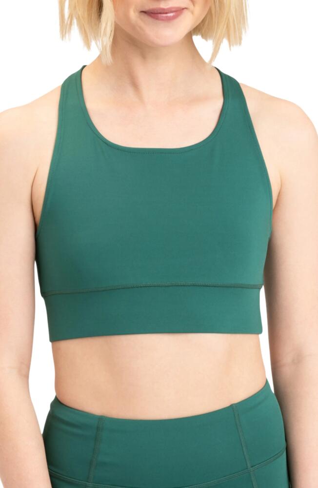 Threads 4 Thought Strappy Sports Bra in Cypress Cover