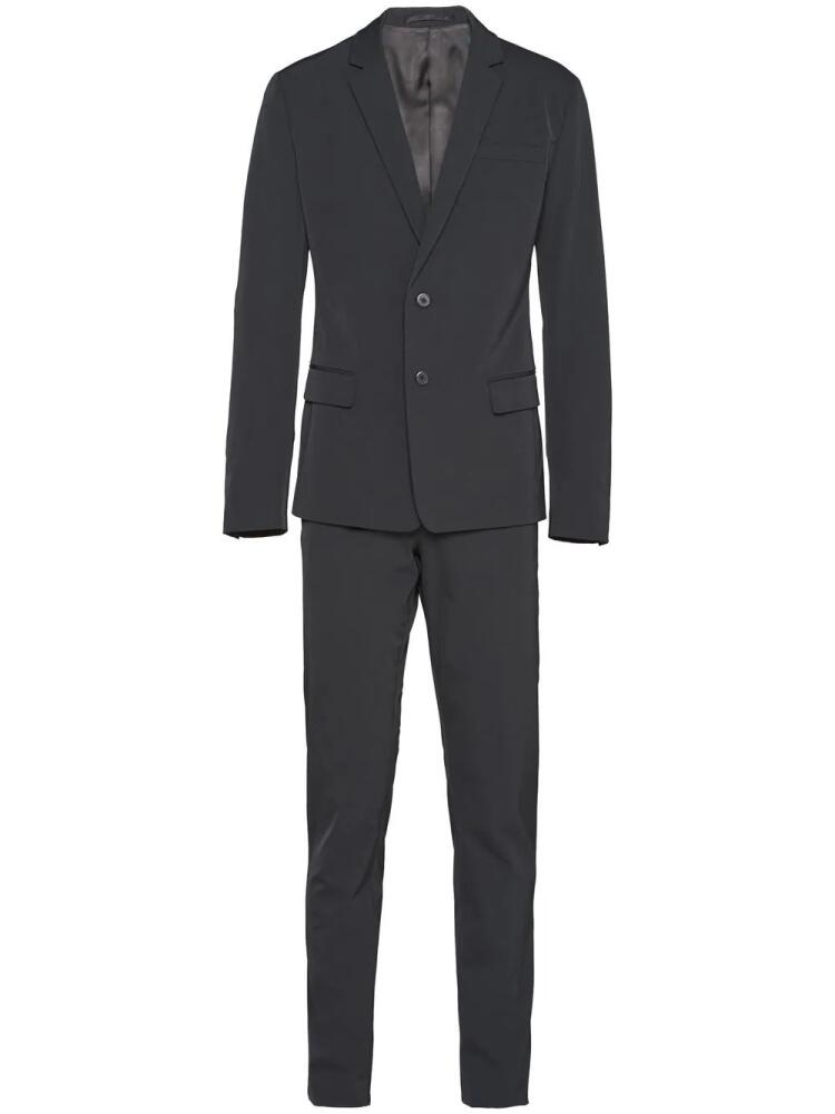 Prada single-breasted techno suit - Black Cover