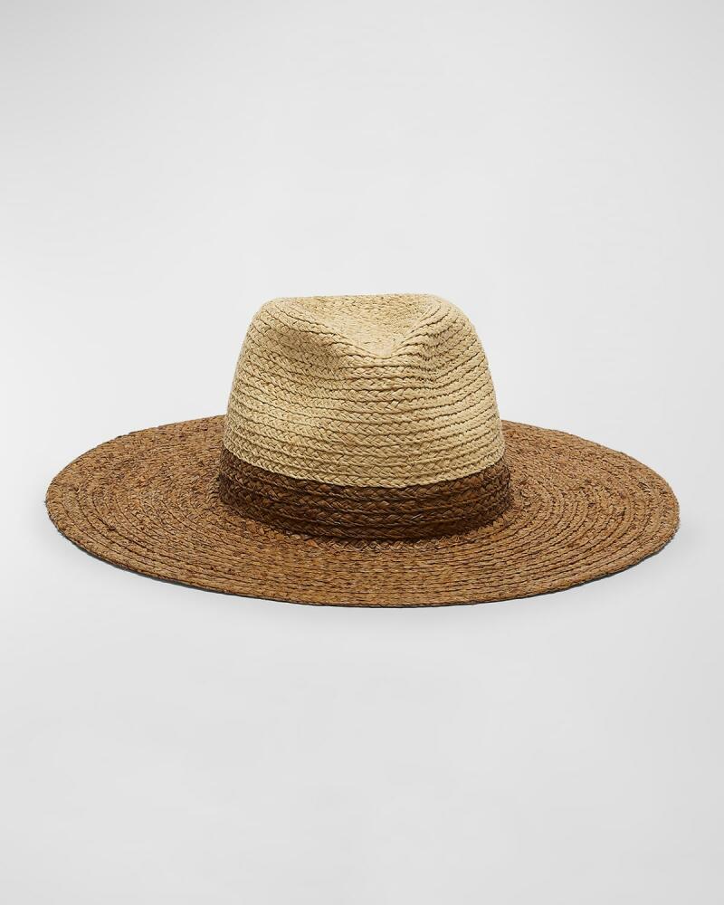 Eugenia Kim Emmanuelle Two-Tone Raffia Fedora Cover