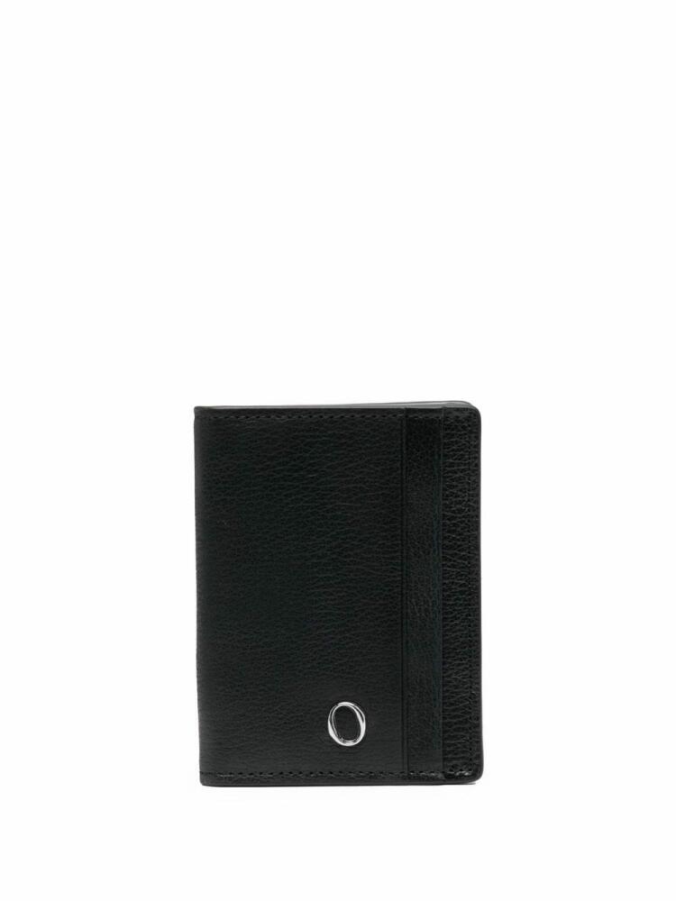 Orciani logo-plaque wallet - Black Cover