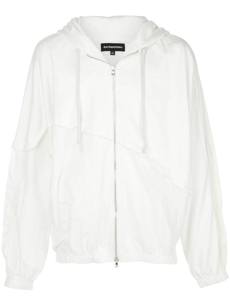 God's Masterful Children Terry sports jacket - White Cover