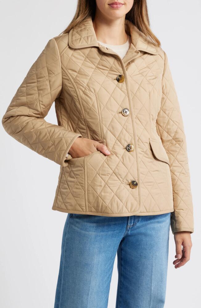 MICHAEL Michael Kors Quilted Jacket in Khaki Cover