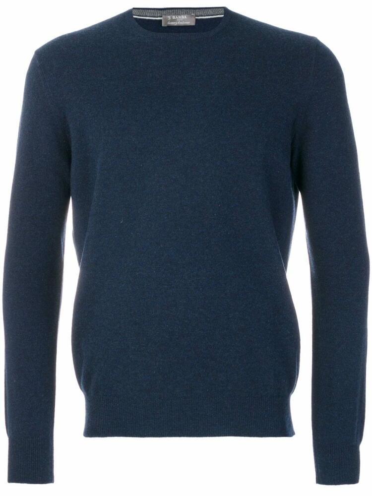 Barba crew neck sweater - Blue Cover