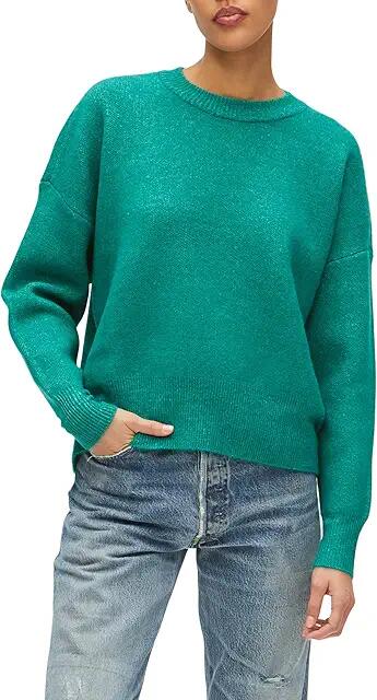 Michael Stars Maddie Solid Pullover (Bright Teal) Women's Clothing Cover