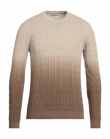 At. p.co Man Sweater Beige Cotton Cover