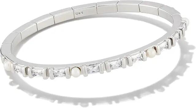 Kendra Scott Gracie Bangle Bracelet (Silver White Mix) Bracelet Cover