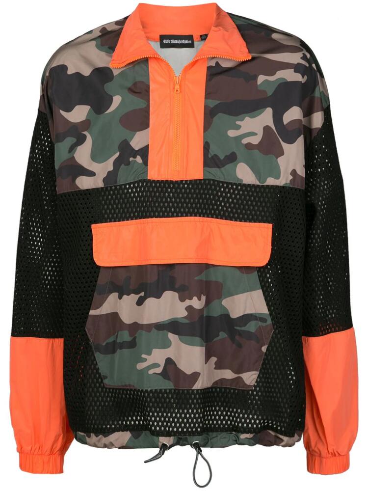 God's Masterful Children camouflage print windbreaker - Orange Cover