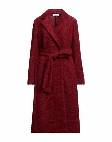 Red Valentino Woman Coat Red Mohair wool, Wool, Polyamide Cover