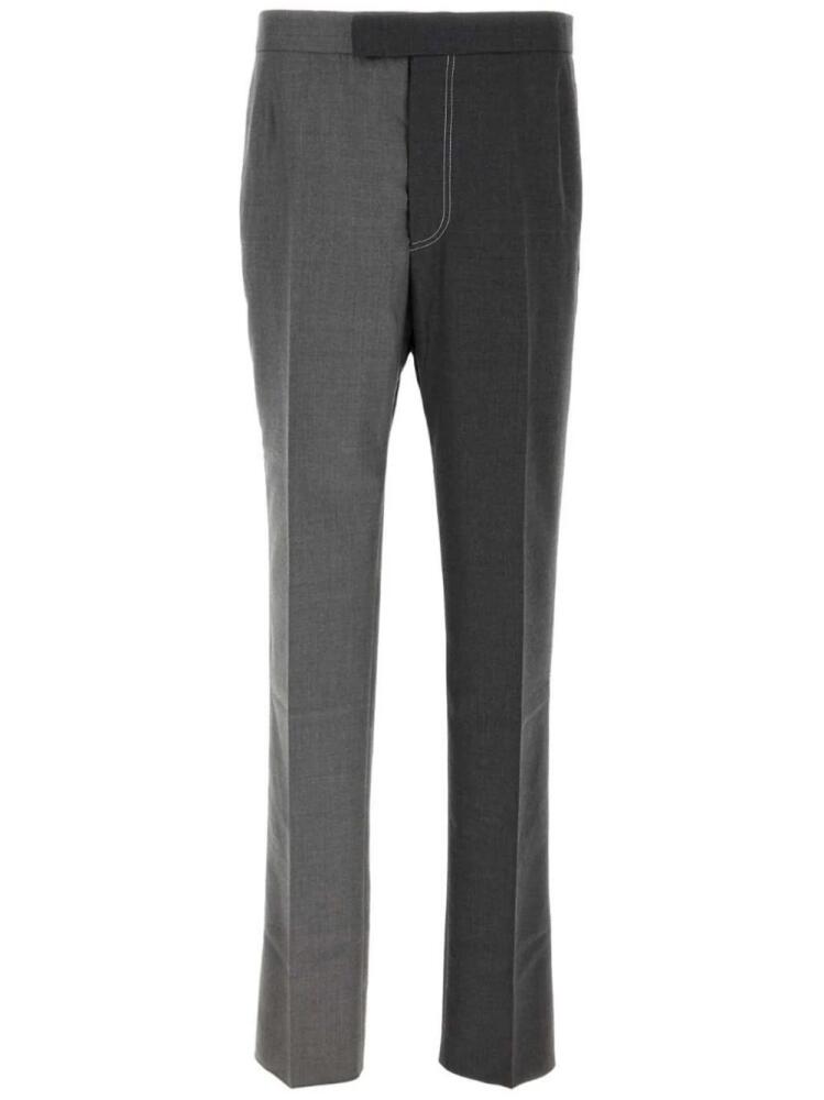 Thom Browne two-tone wool trousers - Grey Cover