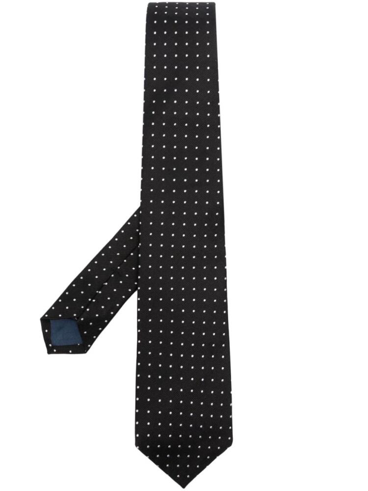 Polo Ralph Lauren polka-dot silk tie - Black Cover