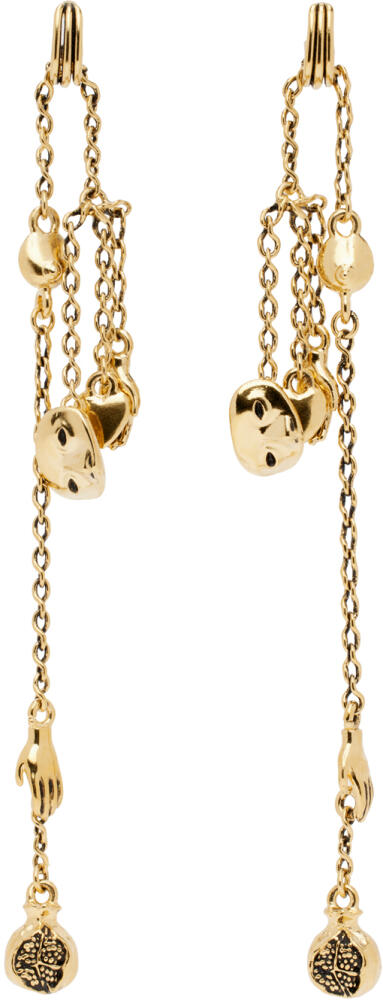 LEMAIRE Gold Estampe Earrings Cover