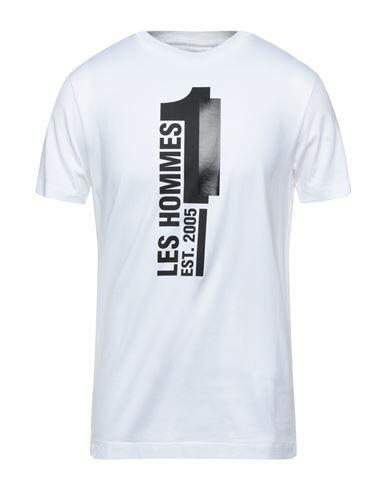 Les Hommes Man T-shirt White Cotton Cover