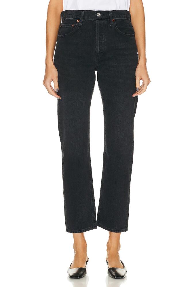 AGOLDE Parker Long Pant in Black Cover