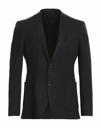 Cc Collection Corneliani Man Blazer Midnight blue Viscose, Polyamide, Elastane Cover