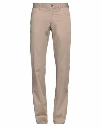 Brioni Man Pants Khaki Cotton, Elastane Cover