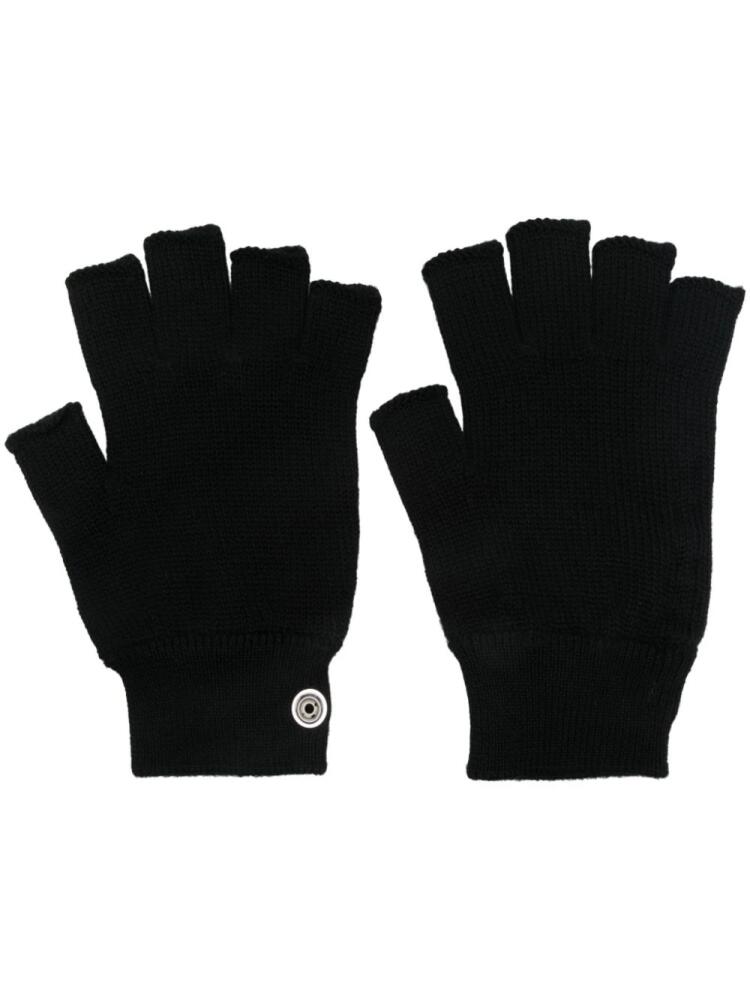 Rick Owens fingerless gloves - Black Cover