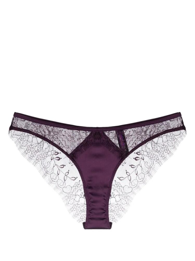 Maison Close Villa Satine Culotte Ouvert briefs - Purple Cover