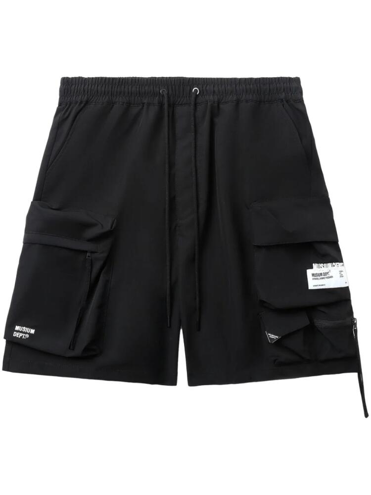 Musium Div. drawstring-fastening cargo shorts - Black Cover