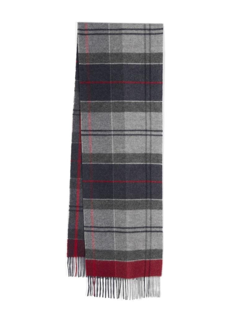 Barbour checkered scarf - Blue Cover