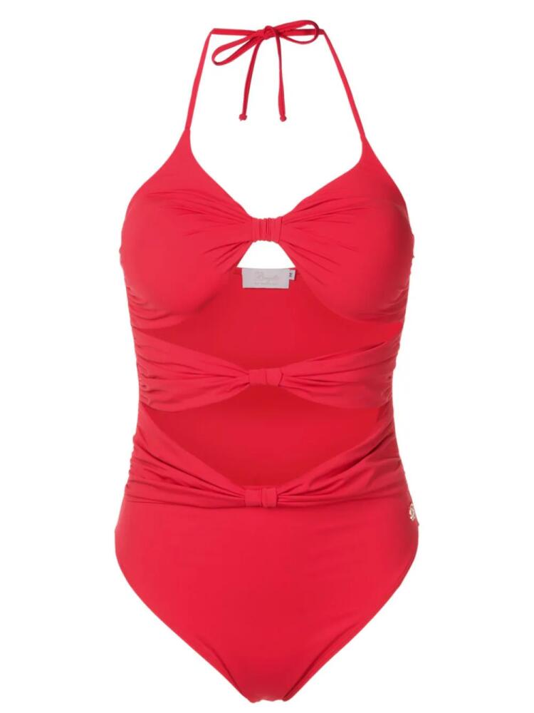 Brigitte cut-out one-piece swimsuit - Red Cover