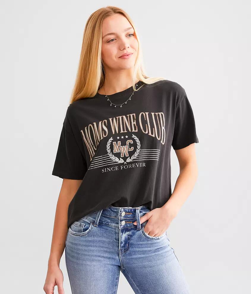 Z Supply Mom's Wine Club T-Shirt Cover