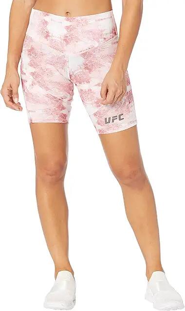 UFC Quartz Print 9 Extreme Workout Shorts (Blushing Rose) Women's Shorts Cover