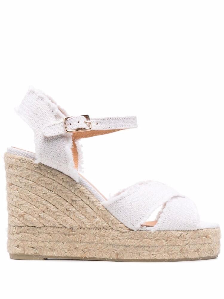 Castañer Bromelia wedge espadrilles - White Cover