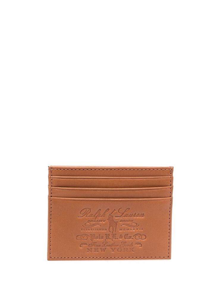 Polo Ralph Lauren Heritage leather cardholder - Brown Cover