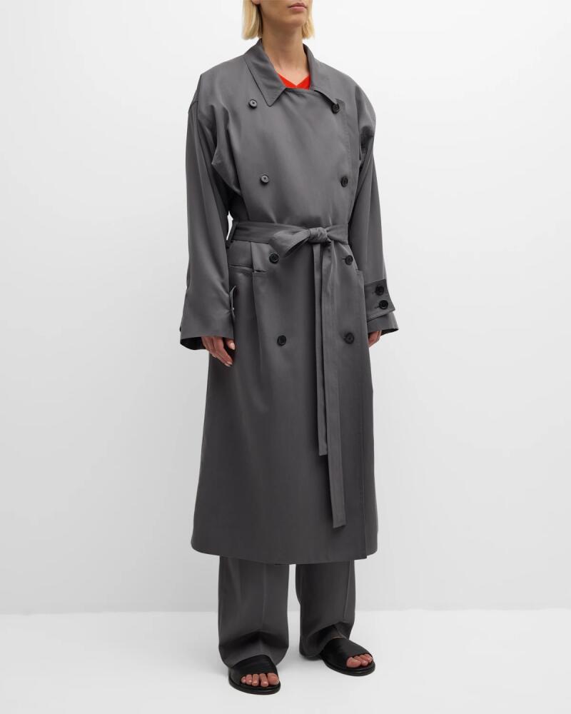 THE ROW Eric Oversize Belted Trench Coat Cover